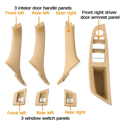 Door Handle Switch Panel Cover Trim for BMW F10 F11 5-Series (2010-2016)