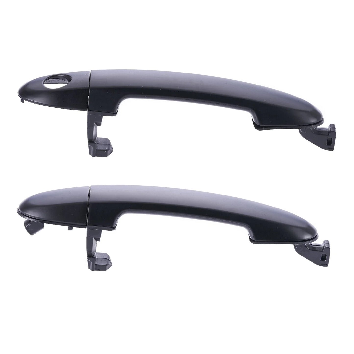 4pc Front/Rear Door Handles Blk for Hyundai Santa Fe CM (2006–2012)