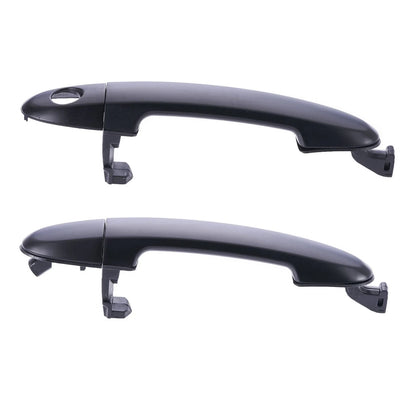 4pc Front/Rear Door Handles Blk for Hyundai Santa Fe CM (2006–2012)