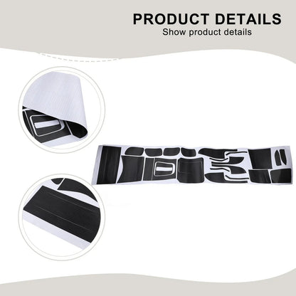 Interior Sticker Carbon Fiber Center Console Decals for Vehicle