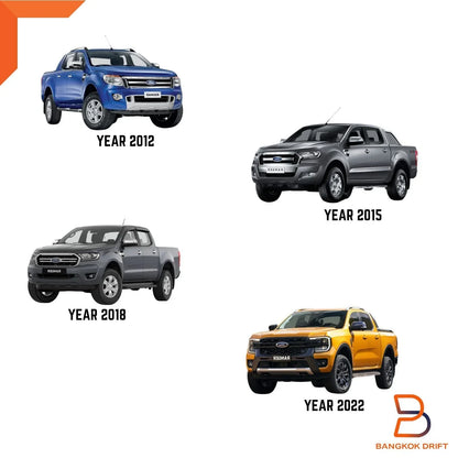 Chrome Door Sill Scuff Plates for Ford Ranger Dual Cab Ute (2012-2024)