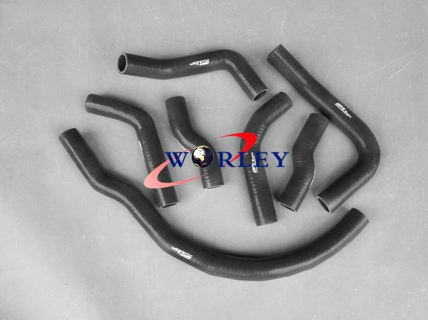 Black Hose for Toyota MR2 SW20 3SGTE Turbo Silicone Radiator (1993-1999)