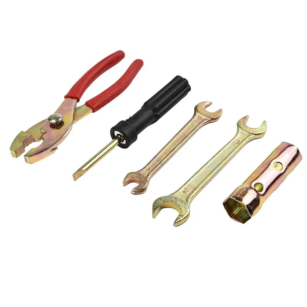 Screwdriver Pliers Wrench Spark Plug Sleeve Remover Tool Kit for Motorcycle