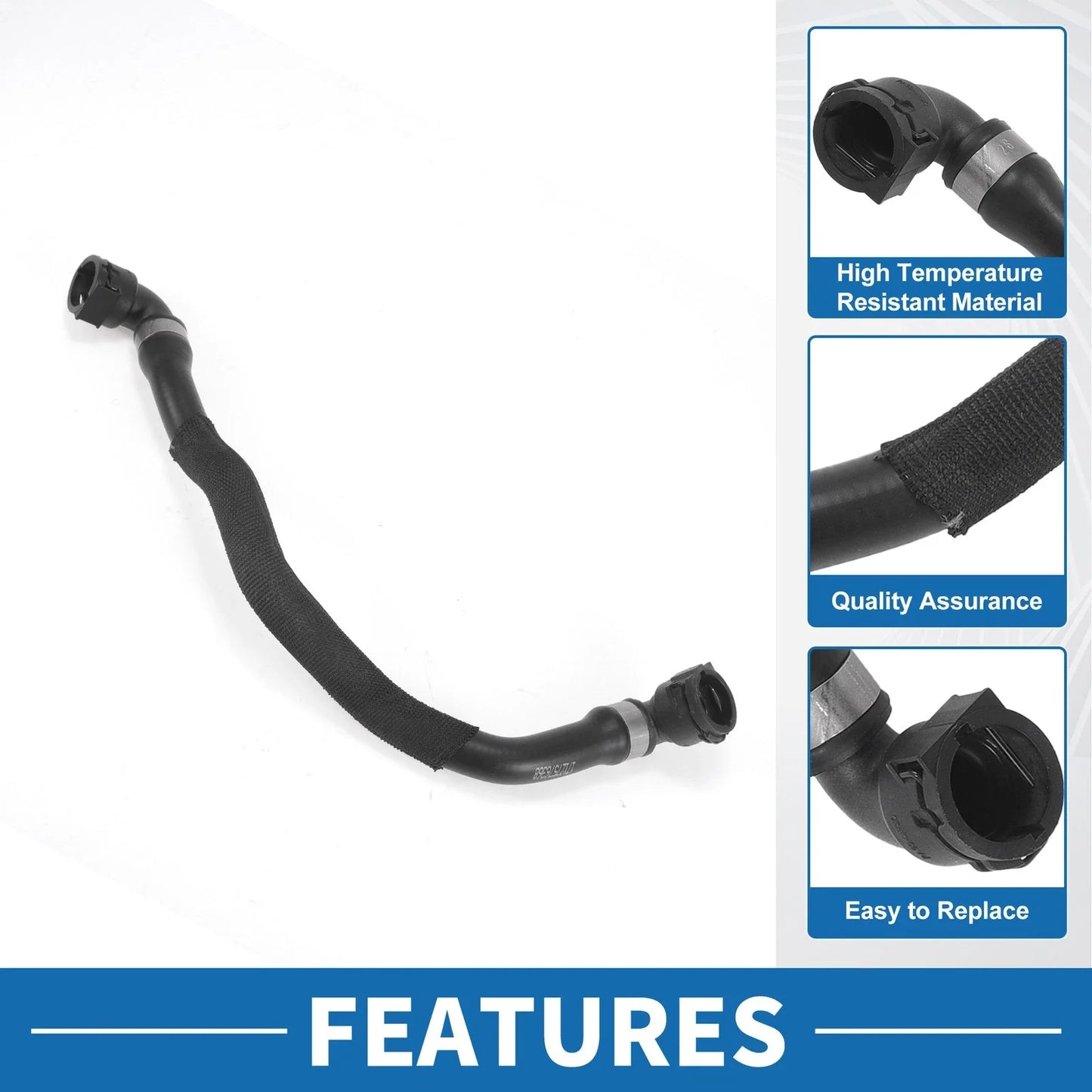 Engine Radiator Hose Rubber for BMW X6 (2008 - 2019)