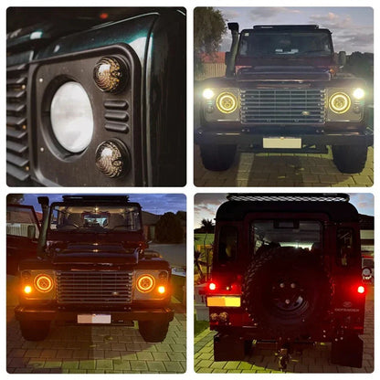 Smoke LED Upgrade Indicator Lights for Land Rover Defender (1990-2016)