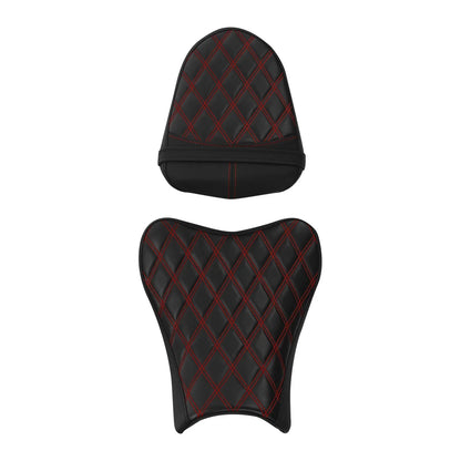 Black Red Seat for Suzuki GSXR1000 (2007-2008)