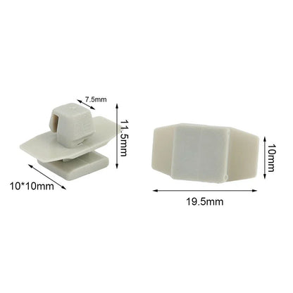 20x Wheel Arch Flare Moulding Trim Fastener Clip Plastic Clamp for Honda