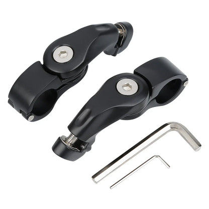 Short Angled Highway Footpegs for Harley Touring Softail