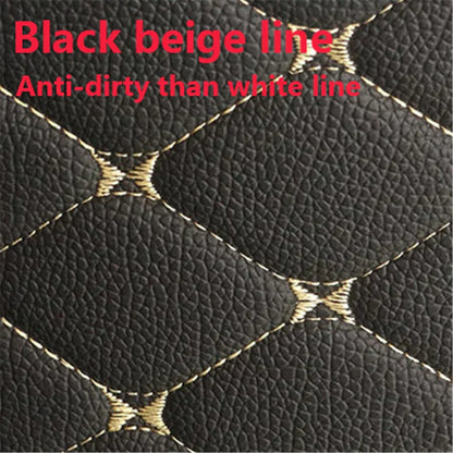 4 Pcs PU Leather Car Floor Mats