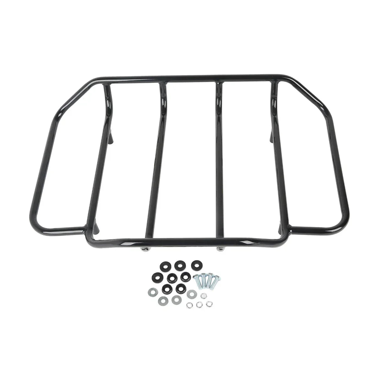Chopped Trunk Backrest Luggage Rack for Harley Touring CVO Road Glide (09-13)