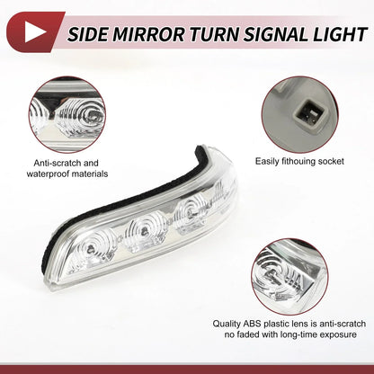 Car Mirror Turn Signal Light for Hyundai I30 (2009-2012) Left LED