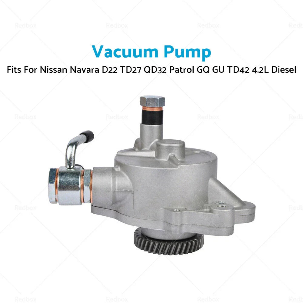 Vacuum Pump for Nissan Navara D22, Patrol GQ GU TD42 4.2L Diesel (2001-2015)