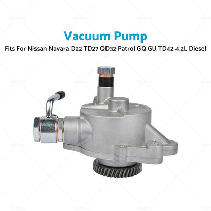 Vacuum Pump for Nissan Navara D22, Patrol GQ GU TD42 4.2L Diesel (2001-2015)