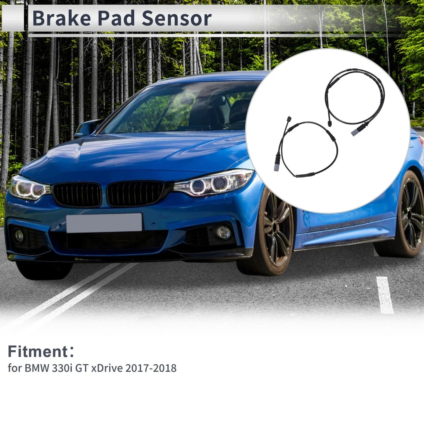 Brake Pad Wear Sensor for BMW 330i GT xDrive
