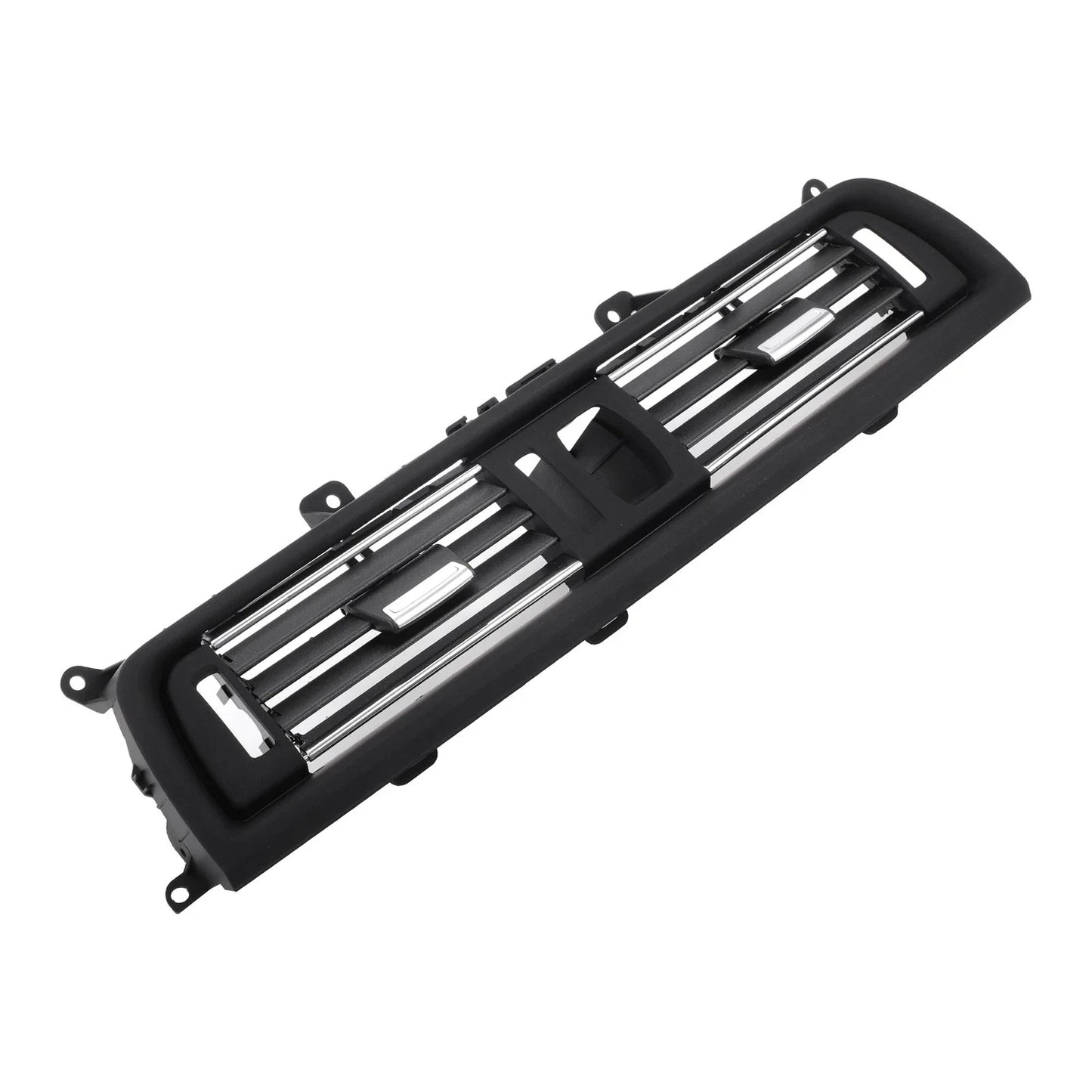 Center Dash A/C Outlet for BMW 550i (2010-2015) Black Silver Tone