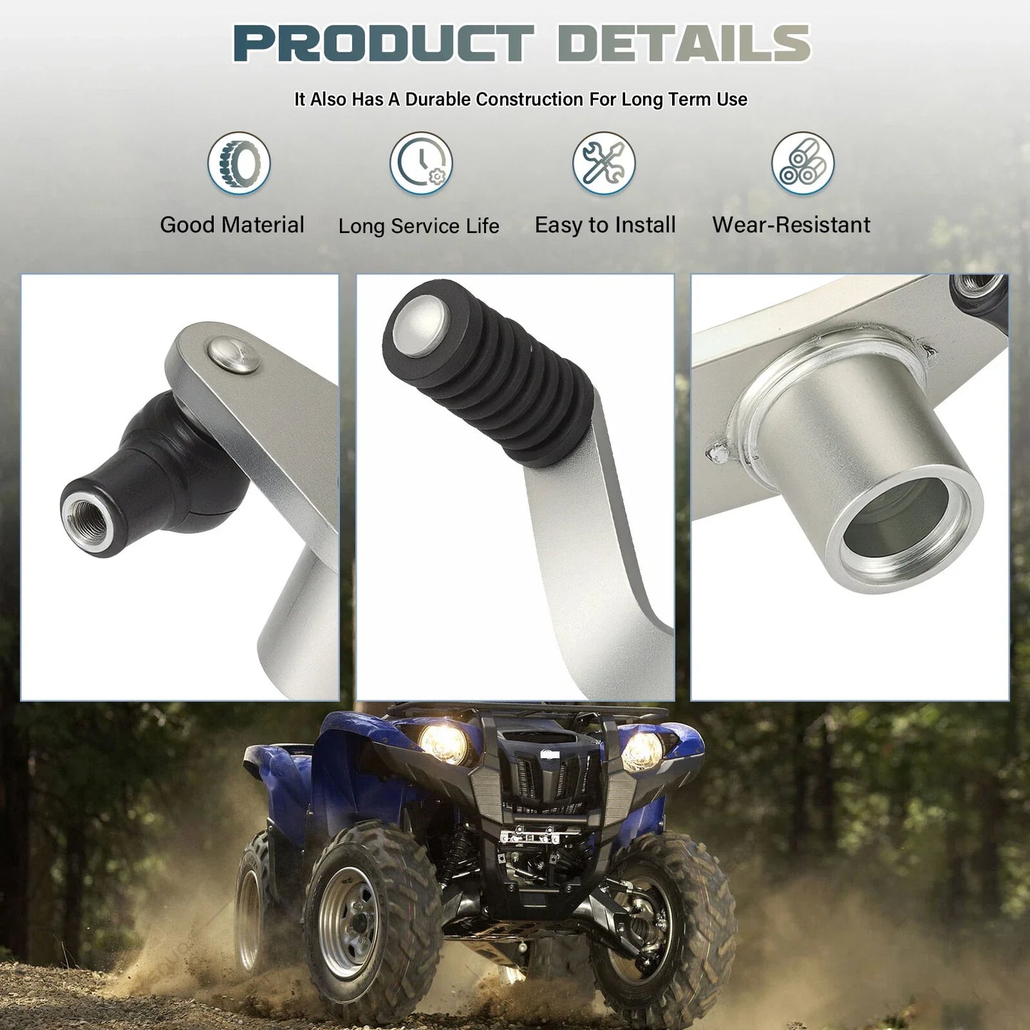 Shift Pedal Linkage Cam w/Rod for Yamaha Big Bear Kodiak