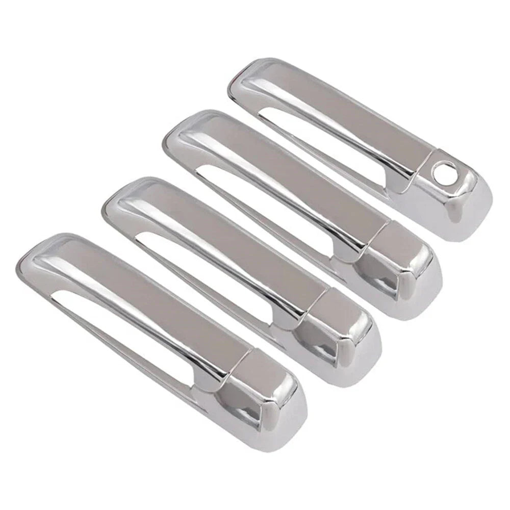 4 Pcs Chrome Door Handle Covers for Dodge Ram 1500 2500 3500 4500 (2009-2018)