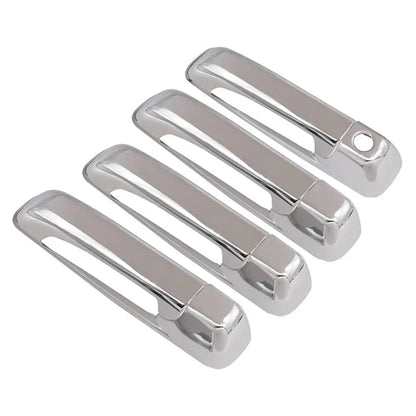 4 Pcs Chrome Door Handle Covers for Dodge Ram 1500 2500 3500 4500 (2009-2018)
