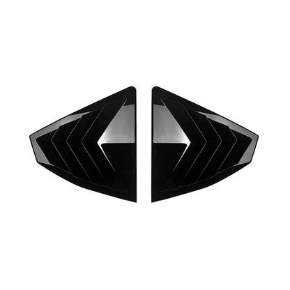 Black Rear Window Louvers for Subaru WRX STI (2022 - Present)