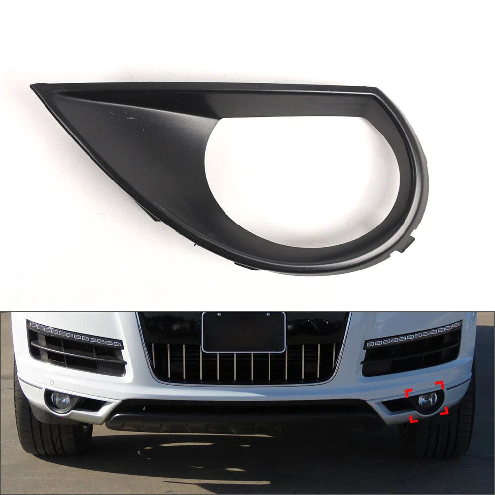 Left Side Front Lower Bumper Fog Light Cover for Audi Q7 (2010-2015)