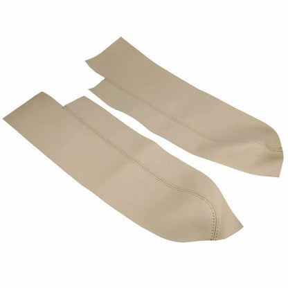Door Armrest Cover Front Panels Beige 1 pair for Car