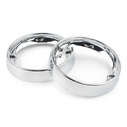 Chrome Deep Dish Turn Signal Bezels  for Harley Road King FLHR (1994-2023)