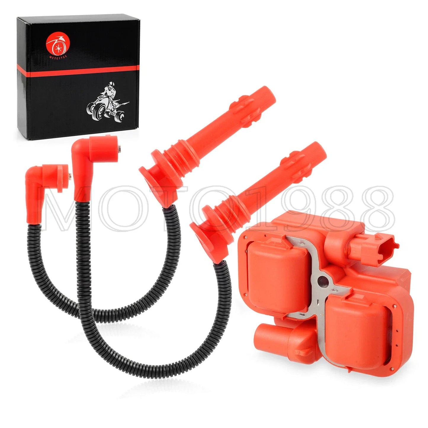Ignition coil & Spark Plug Wires for Polaris RZR XP 4 Trail S 900 1000 RS1 Turbo (2019–2024)