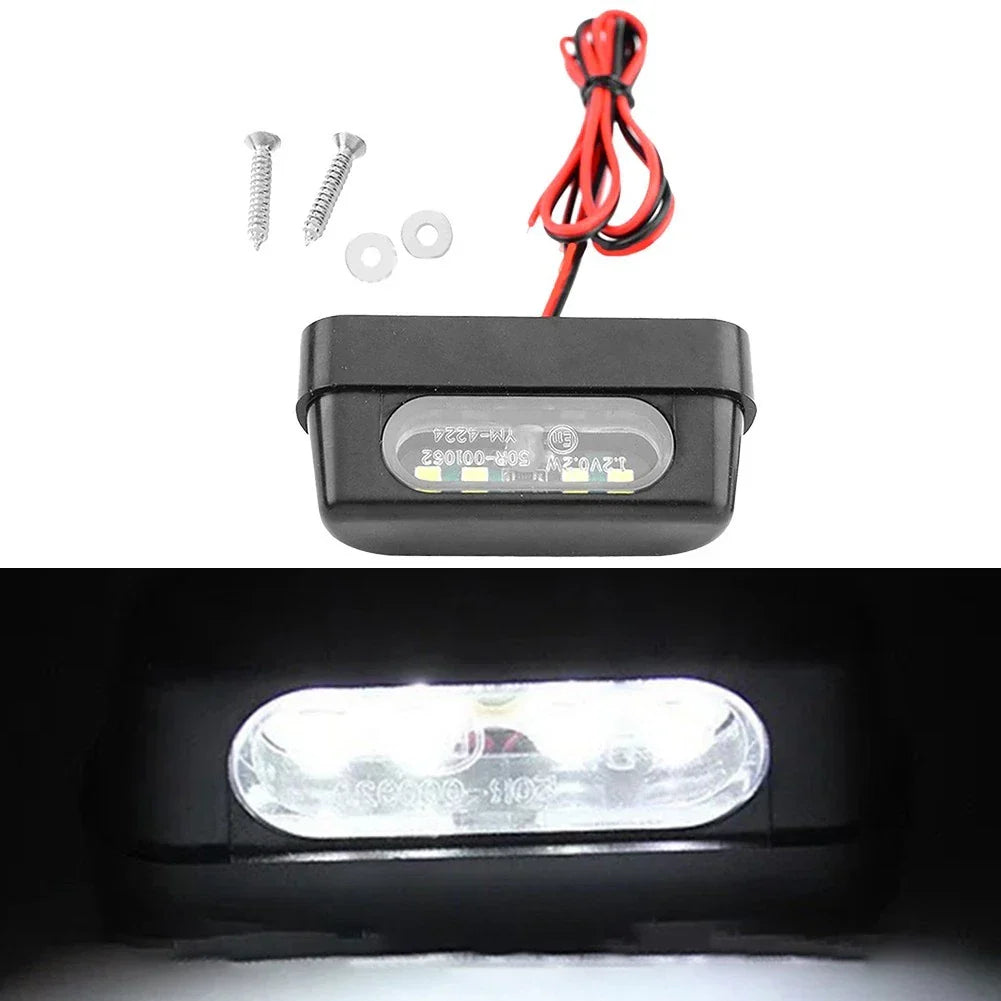 LED License Plate Tail Light for Motorcycles