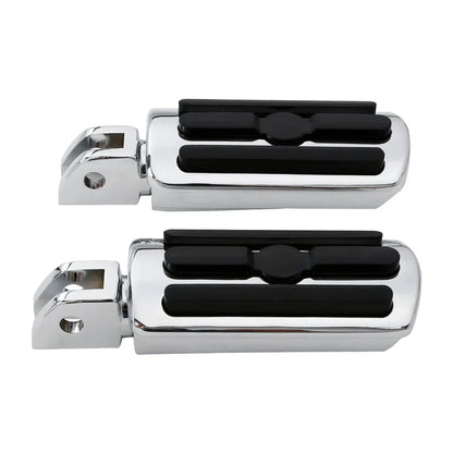 Chrome Driver & Passenger Footpegs Bracket for Harley Fat Boy (2018-2025)