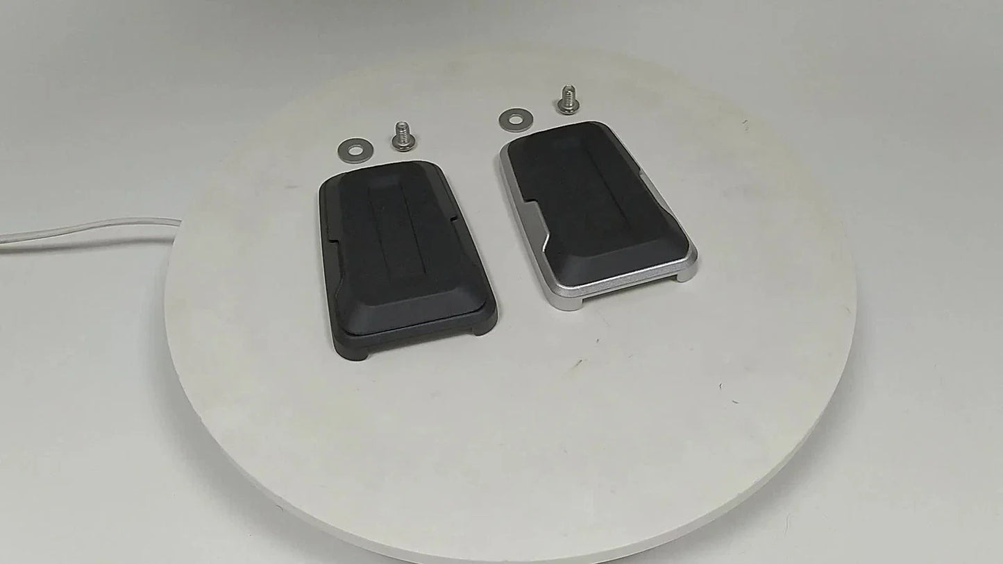 Silver Non-Slip Gas Brake Foot Pedal Pad Cover for Harley CVO Street