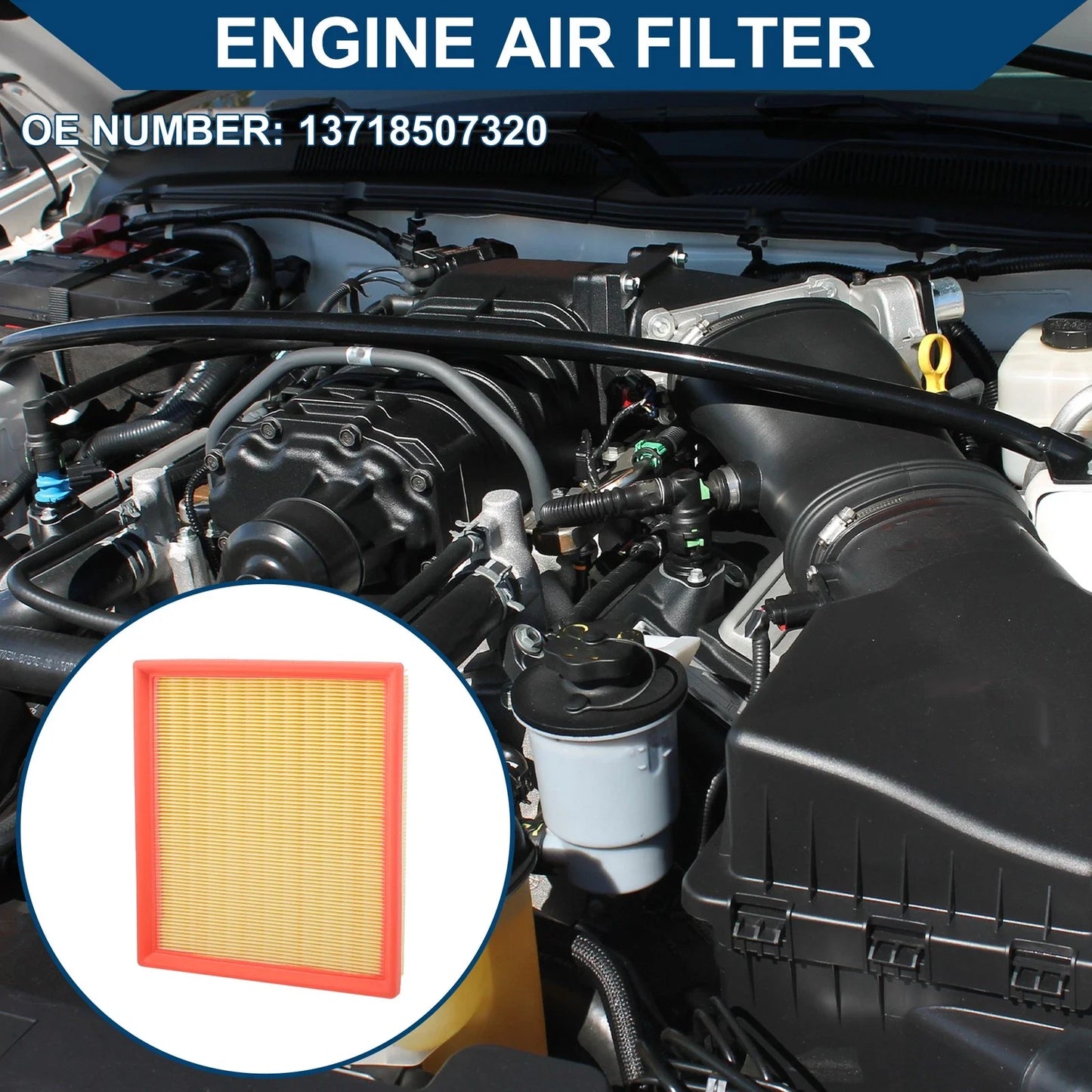 Engine Air Filter 2.0L L4 for BMW 228i Base (2014 - 2016)