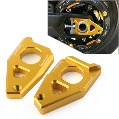 Axle Spindle Chain Adjuster Blocks for Yamaha YZF R1, FZ8, FZ1, TMAX 530 (2002-2023)