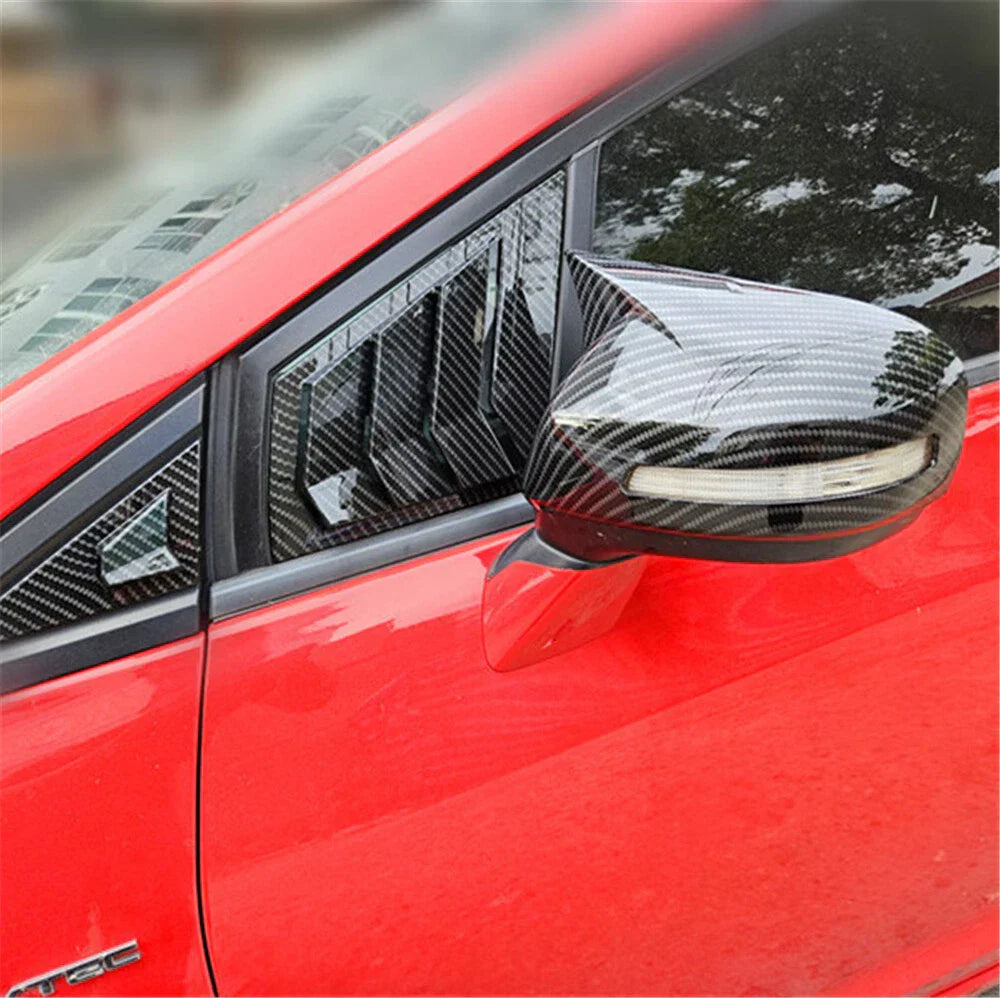 Rear View Mirror Cover Caps for 2012-2015 Honda Civic ABS Plastic