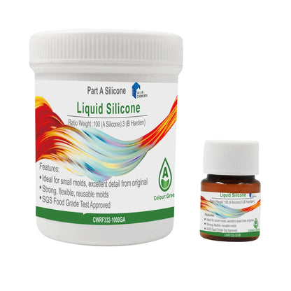 Liquid Silicone Rubber Mould Making Kit 1Kg 2Kg 5Kg 10Kg Green