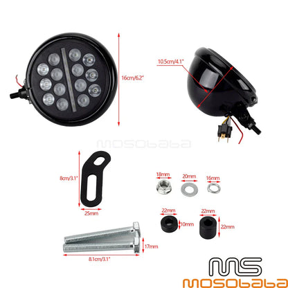 LED Headlight & Windshield Fairing for Harley Low Rider S (2020-2023)