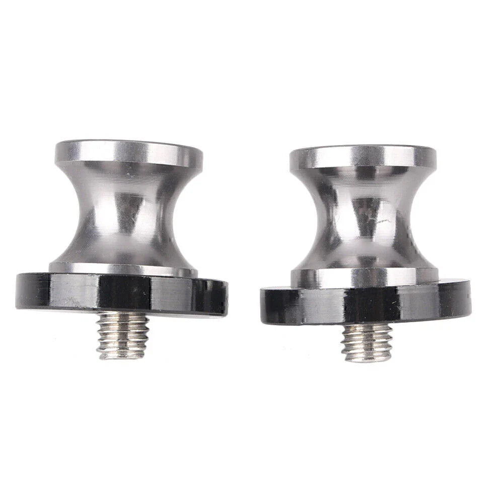 8mm Grey Swingarm Sliders for Honda Suzuki Ducati Motorcycles