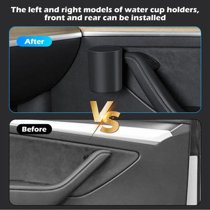 Door Handle Cup Holders for Tesla Model 3 & Y (2017-2023)