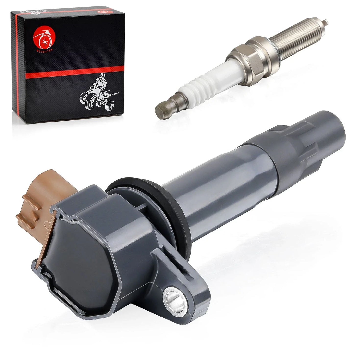 Ignition Coil w/ Iridium Spark Plug for Can-Am Maverick X3 Turbo R (2017–2021)