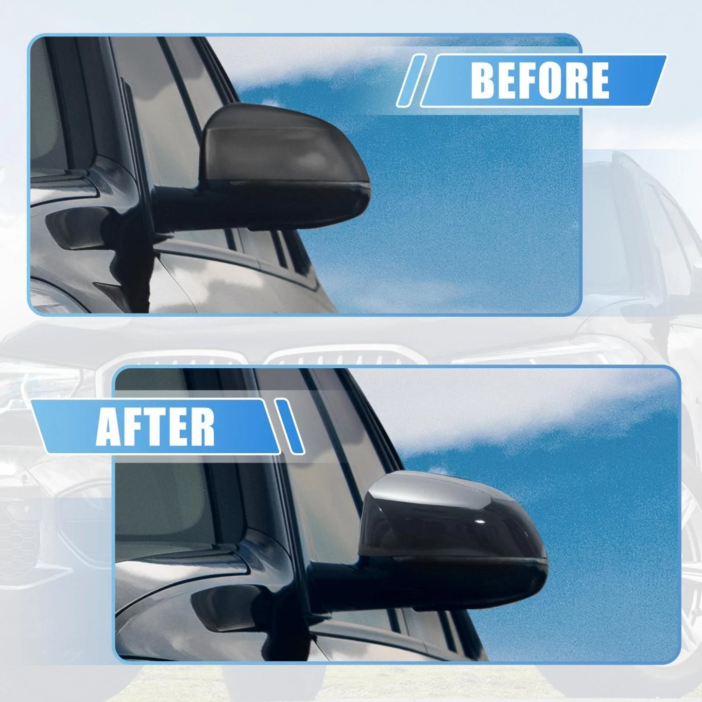 Mirror Cover Gloss Black for BMW X5 X4 X7 (2019 - 2021)