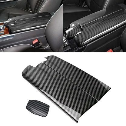 Fiber Center-Carbon Armrest Box Cover for E Class W212 (2010–2015)
