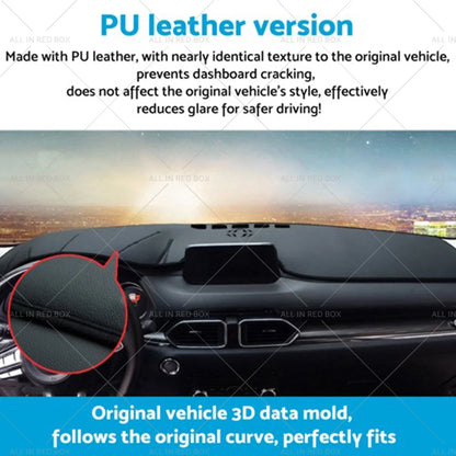 Dash Mat Microfiber Leather Non-Slip for Volkswagen Tiguan (2016-2024)