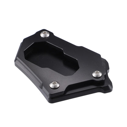 Aluminum Alloy Kickstand Plate Pad for BMW R1250GS 2018-2019 (Black)