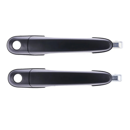 2pc Front Left & Right Outer Door Handle Black for Hyundai Tucson (2004–2010)