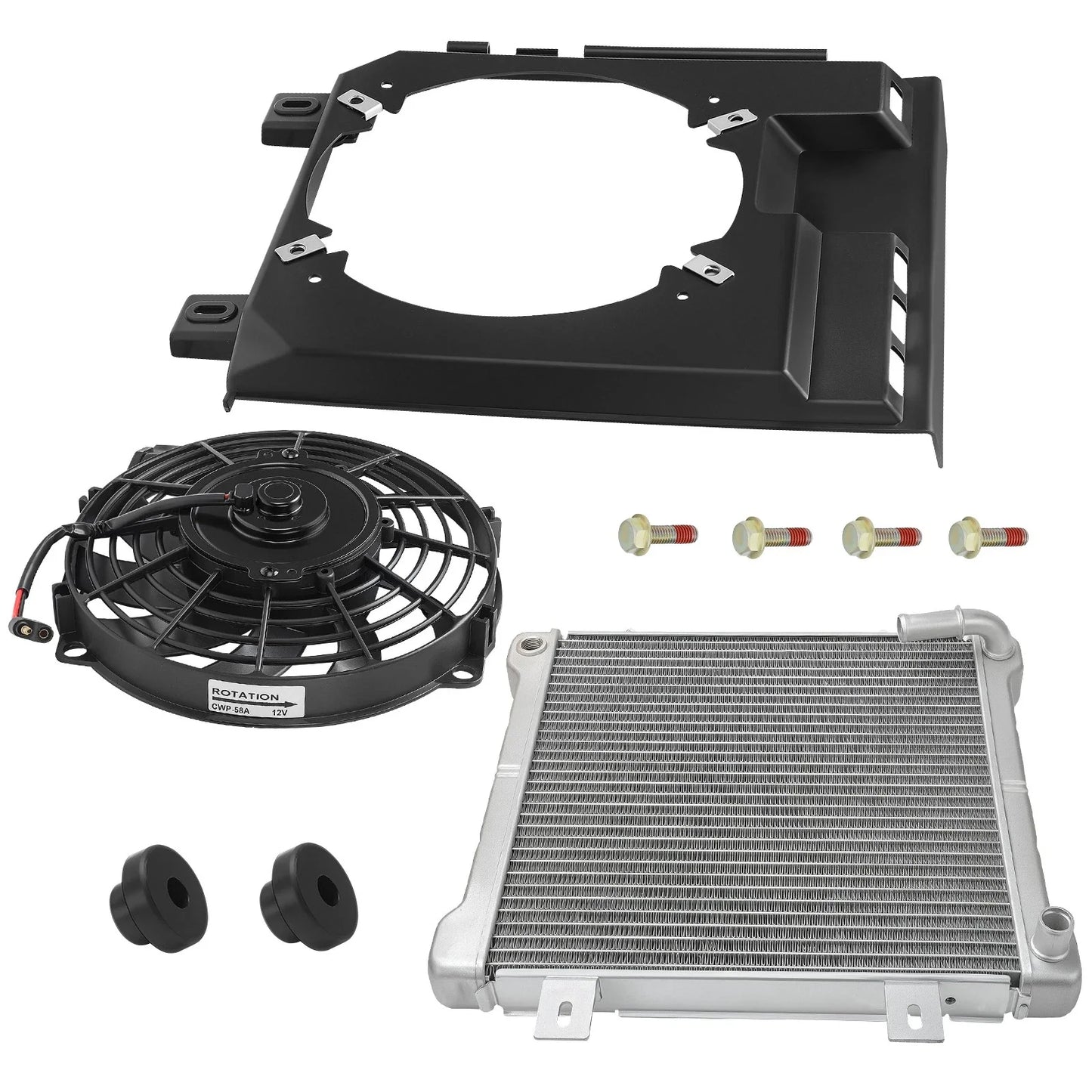 Radiator & Cooling Fan Shroud Kit for Polaris Sportsman 500 (2000–2004)