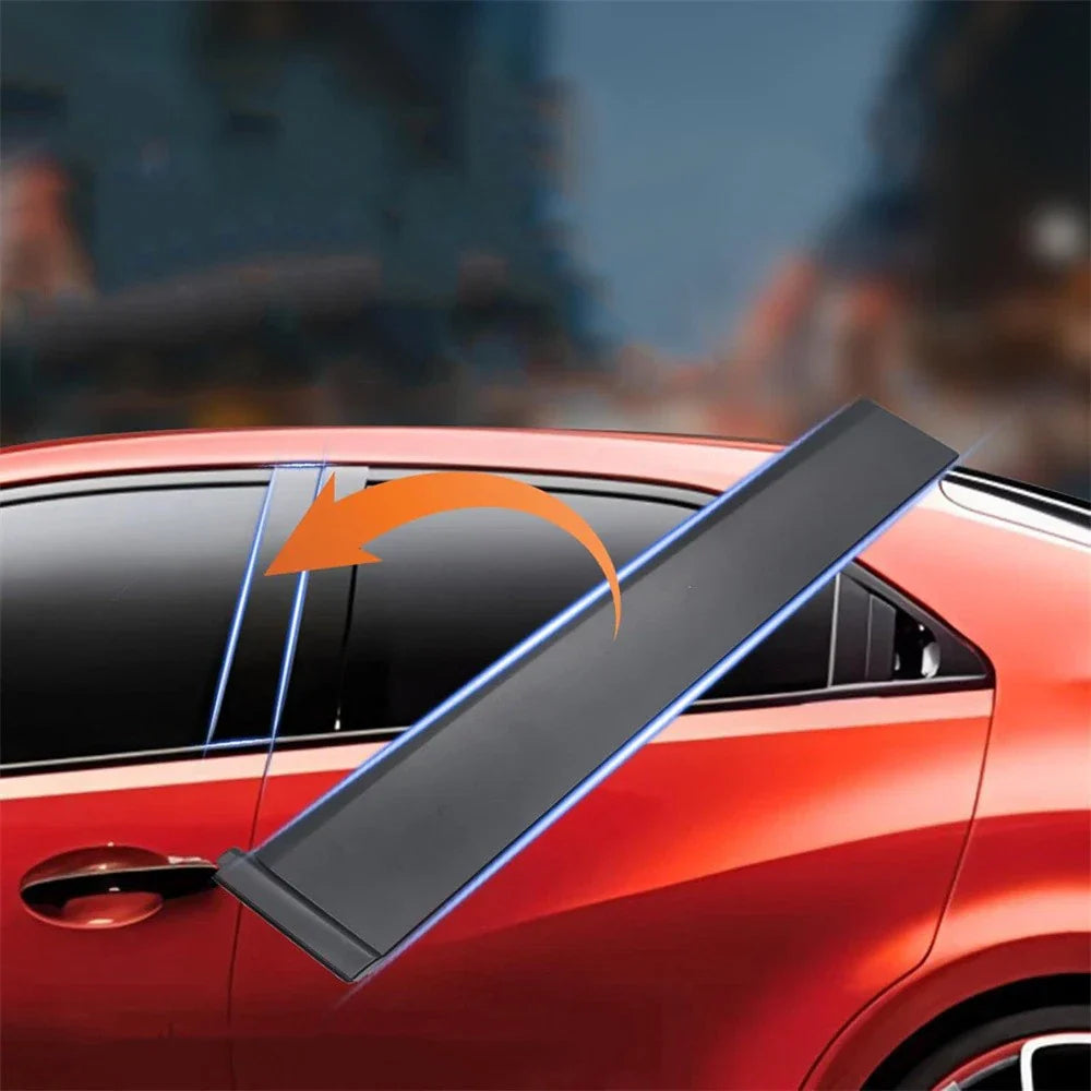 Front Left Side Door Pillar Molding Trim for 12-15 Honda Civic (2012-2015)