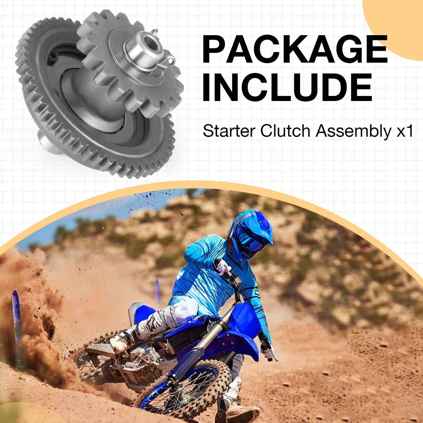 Starter Clutch Assembly for Yamaha YZ450F (2018–2023)