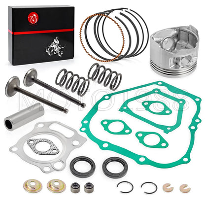 Engine Top End Rebuild Kit Piston Valve for Yamaha Golf Cart G16 (1996–2002)