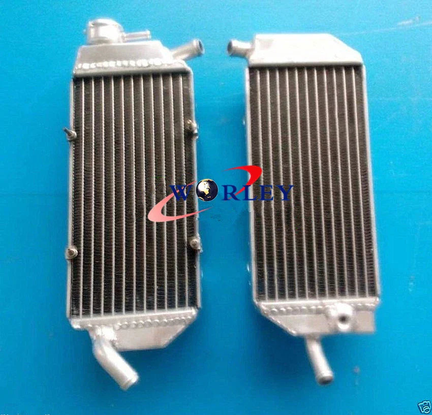 Aluminum Radiator + Red Hose for Husqvarna TC449 TE449 TE511 TXC449 TXC511 (11-13)