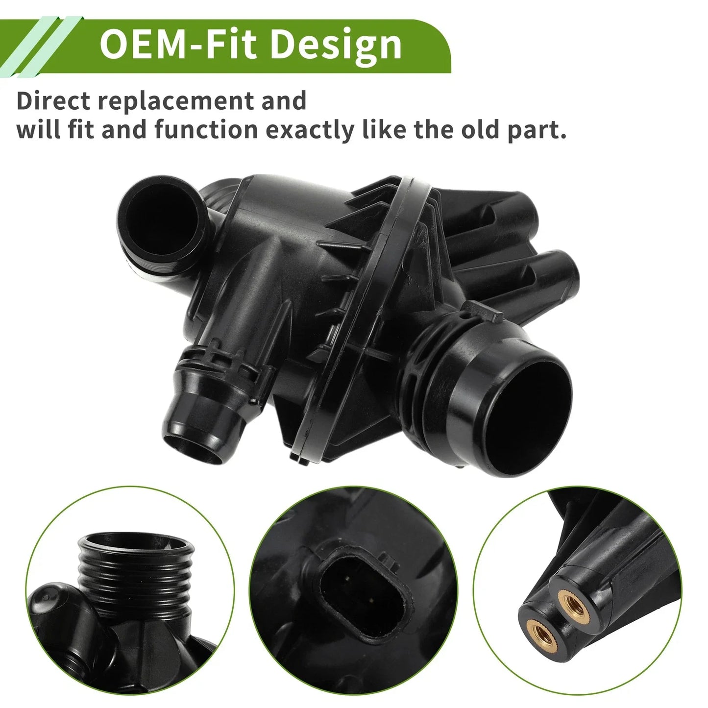 Engine Coolant Thermostat Housing Assembly for BMW F25 X3 (2010-2012)