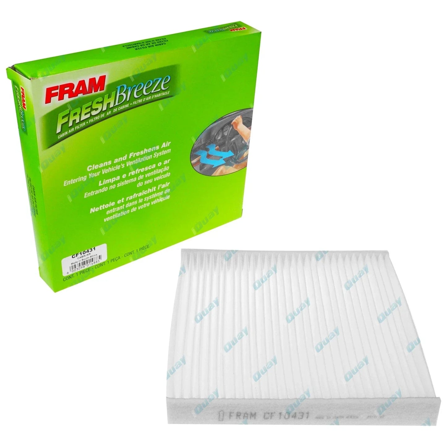 FRAM Cabin Air Filter Cleaner for Nissan Navara D23 NP300 4cy YS23DDT 2.3L 15~20